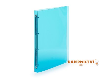 Pořadač PP A4 4kr. Lines modrá 2-147