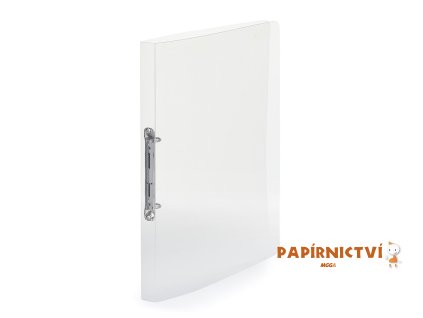 Pořadač PP A4 2kr. Lines čirá 2-161