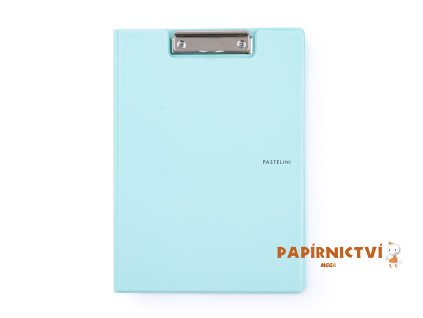 Dvojdeska A4 plast PASTELINI zelená 5-549