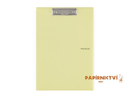 Jednodeska A4 plast PASTELINI žlutá 5-577