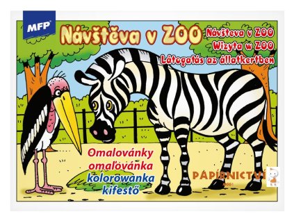 Omalovánka MFP návštěva v zoo 5300211