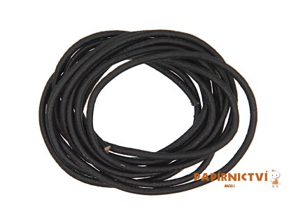 13836 kozena snurka cerna 1 5mm 1metr