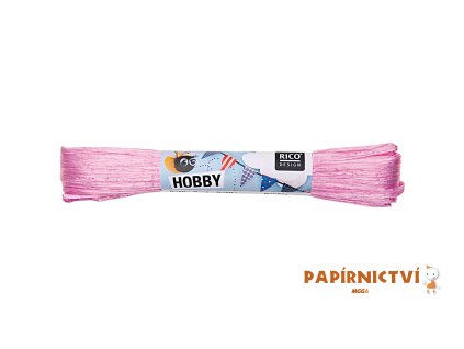 13875 raffia matna 30 metru ruzova