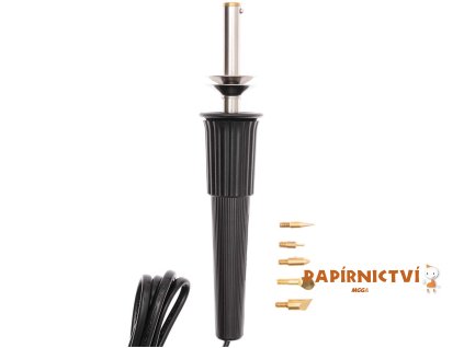 13962 pyrografie set vcetne 5 tipu