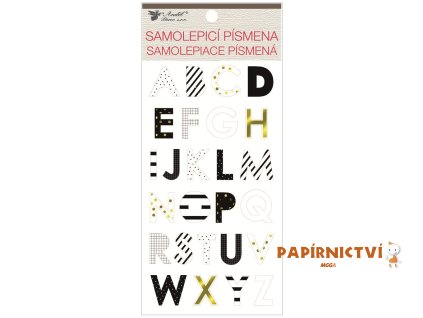 15603 samolepky 3d pismenka 9 5 x 21 cm