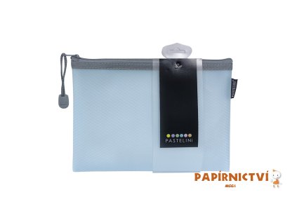 Obálka se zipem síťovaná A5 PASTELINI modrá 2-3192
