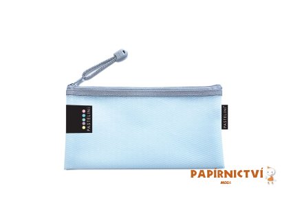 Obálka se zipem síťovaná DL PASTELINI modrá 2-3222