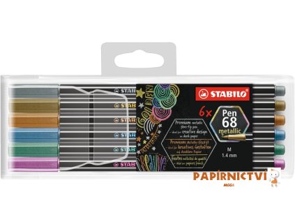 St 28375 6806 8 11 01 Pen68metallic Wallet front view CMYK