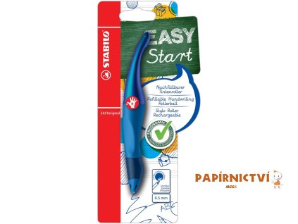 20151 inkoustovy roller stabilo easy original holograph modra pro pravaky