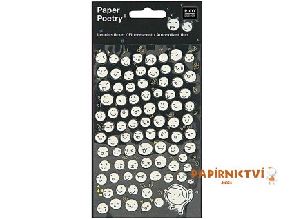 2193 y samolepky moon faces