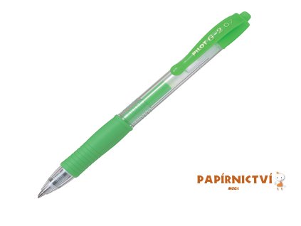 Gelový roller G-2 0,7 - neonová zelená