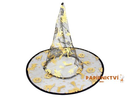 26031 klobouk detsky carodejnice halloween