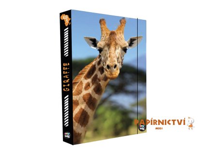 Box na sešity A4 Jumbo Žirafa 1-43623