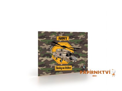 Desky na číslice Helikoptéra 4-01523