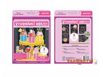 30101 3 vyskrabavaci obrazky concorde dortiky a470