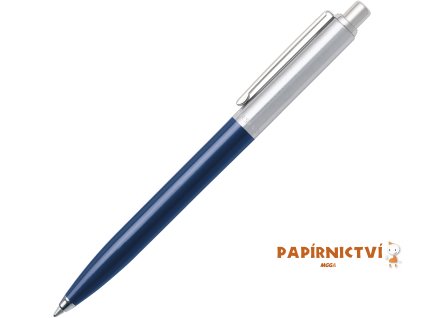 Kuličkové pero Sheaffer Sentinel - brush chrome/ blue barrel