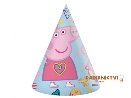 33606 papirove cepicky peppa pig 6 ks