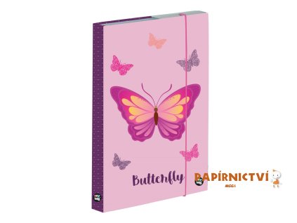 Box na sešity A4 Motýl 3-75624
