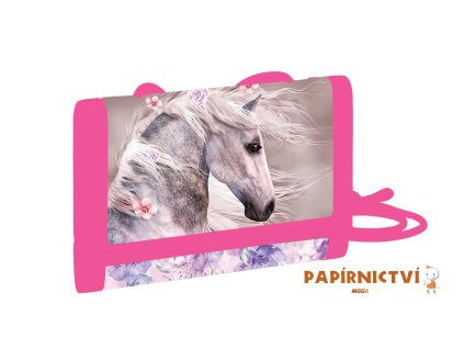 Dětská textilní peněženka Kůň romantic 9-57624
