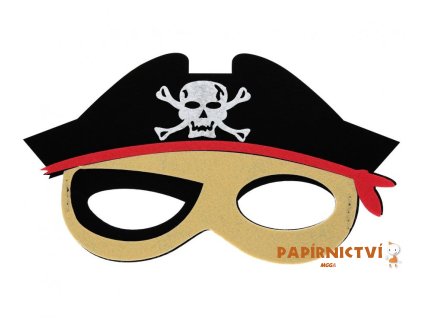 34974 maska pirat fleece