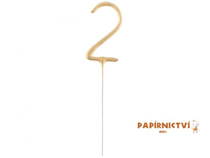 35844 prskavka cislo 2 zlata