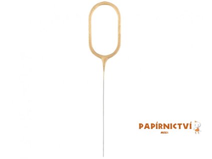 35865 prskavka cislo 0 zlata