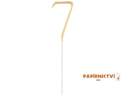 35877 prskavka cislo 7 zlata