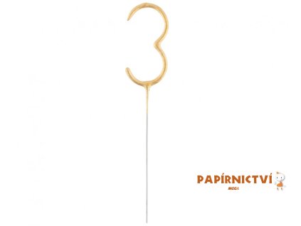 35883 prskavka cislo 3 zlata