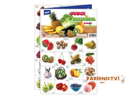 Pexeso MFP 3xA4 Ovoce a zelenina 5300907