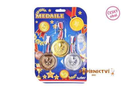 38813 medaile set 3 ks cesky obal w116879
