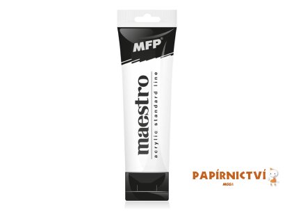 Akrylová barva MFP Maestro 75ml - bílá 6300630