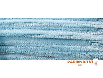 39149 plysovy drat 50cm 10ks 8mm svetle modry