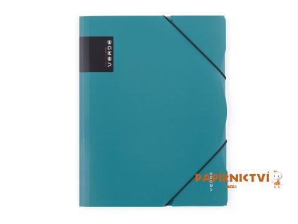 Sloha s gumou A4 PP VERDE milano