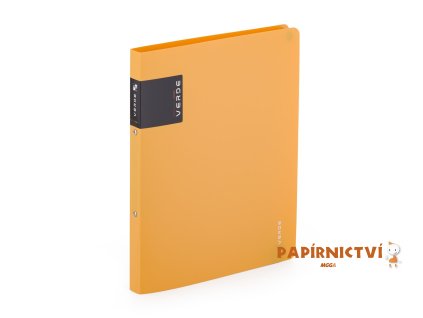 Pořadač PP A4 2kr. VERDE hořčice 2-851