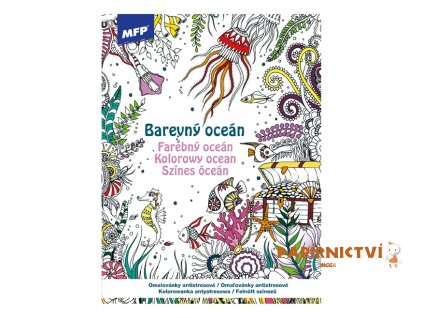 Omalovánky antistresové Barevný oceán 210x290mm/32s