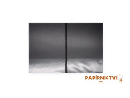 Sloha A4 SPORO spodní kapsa plast - černá 5-413X