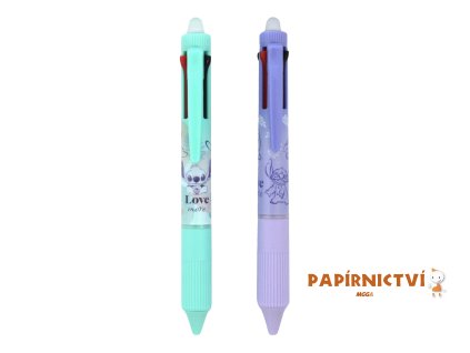 41612 gumovaci pero 4 v 1 stitch pastel