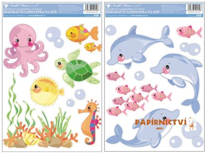 41738 samolepky na zed 42 x 30 cm more 508