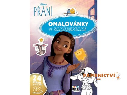 42107 2 omalovanky a4 se samolepkami prani