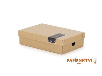 Krabice lamino malá KRAFT nature 7-022