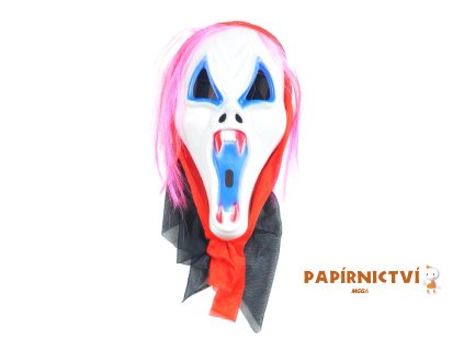 Maska Vřískot červené vlasy 1042217