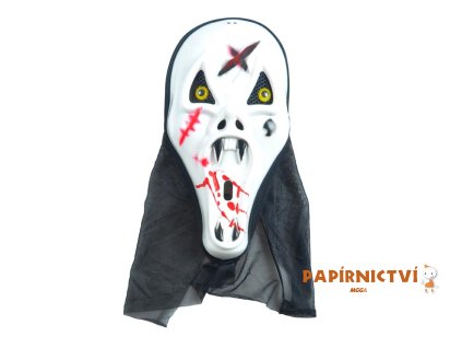 Maska Vřískot bílá - jizvy 1042218