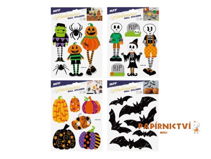 Dekorace na zeď halloween HA02 26x19cm 2archy 1042338