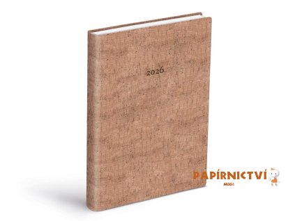 Diář 2026 D801 PU soft cork 7781460