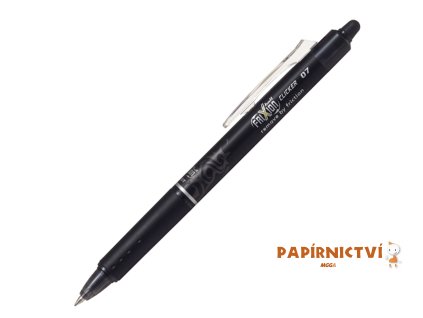 Gelový roller FriXion clicker 0,7 - černý