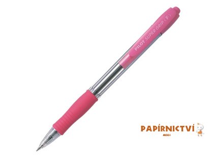 Kuličkové pero Super Grip - růžové