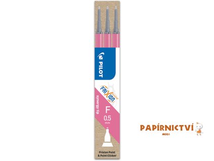 Náplň FriXion Point 0,5 - Sada 3 ks - růžová