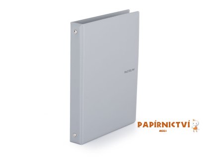 KARIS A4 PVC PASTELINI šedá 5-266