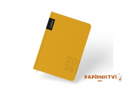 Diář A5 denní 2026 VERDE hořčice 8-63325