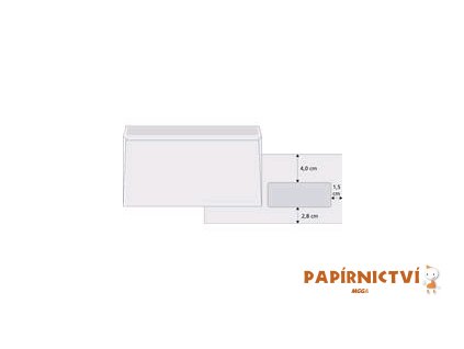 Obálka DL samolepicí s okénkem